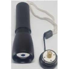 Linterna Led C/zoom 9cm Pila Aa