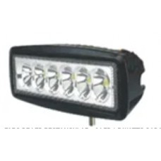 Faro De Led Rectangular - 6 Led   5 Watts Cada Uno 12 V