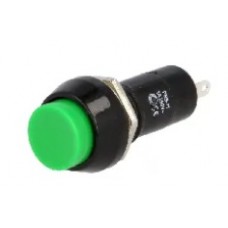 Tecla Redonda Pulsadora Verde 12v