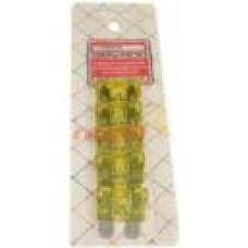 Fusible Ficha De 20a. Amarillo [5u] F0020