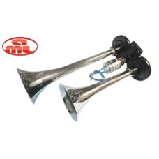 Jgo Bocina Tipo Corneta 12/24v C/electrovalvula