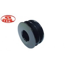 Polea Mb Doble Canal Eje 17mm T/indiel 90 X 17 Correa 13 Mm