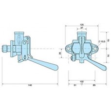 Triler Cuerpo De Acople De 2 Lineas T0345 Va