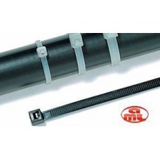 (u)precinto T50m Ne - 245mm X 4.6mm - Negro Blister X 100 Un