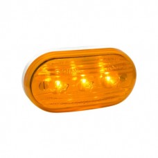 Faro 1033e.a Electronico Chico De 3 Led Bivoltaje Ambar