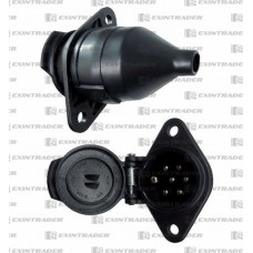 8313 Dni Enchufe 7p (base Fija) Universal 12/24v - Plastico