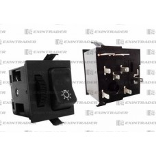 Int. Tecla Tipo M. Benz (luces Reostato) 12v 2p 8t