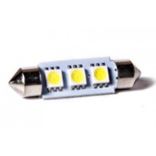 Tubular 3 Smd 5050 - 39mm Blanco 12v