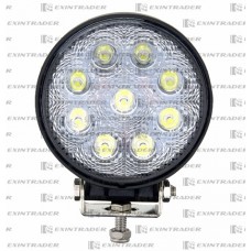 Faro Led Redondo - 27w - 9l - Flood