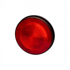 Faro 1810.r Redondo C/retrorreflector, Unipolar, Color Rojo