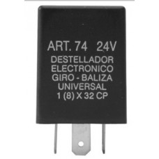 Destellador Electronico 24 Volt 3 Termin.c/soporte