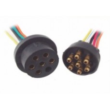Ficha Acoplado Goma Y Nylon Reforzada - Cable 1,5mm [7 Vias]