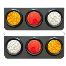 (u) Faros Led Traseros Redondos - 24v (izq Y Der)