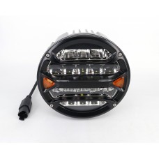 (u)faro Led Universal Redondo 7‘ Blanco Con Giros A