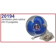 Ventilador Para Cabina 24v 8 Pulgadas