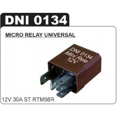 0134 Dni Micro Relay Universal 12v 30a 5t Rtm 56