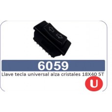6059 Vmv Llave Alzacristalez Tecla Universal