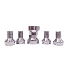 Conjunto De Tuercas Antirrobo 12x1.5 Hex De 17mm