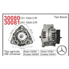 30080 Vmv Alternador Bosch 12v 150 A
