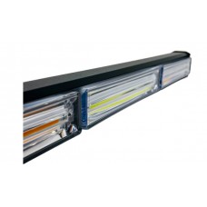 Barra Led Cob Dual 12-36v Blanca Y Ambar