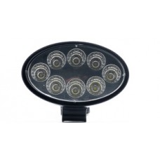 Faro Led Ovalado 24wt 8led Blanco